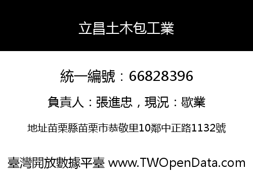 立昌土木包工業
