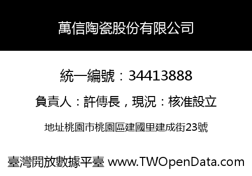 萬信陶瓷股份有限公司