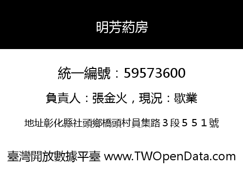 明芳葯房