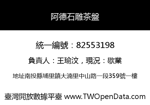 阿德石雕茶盤