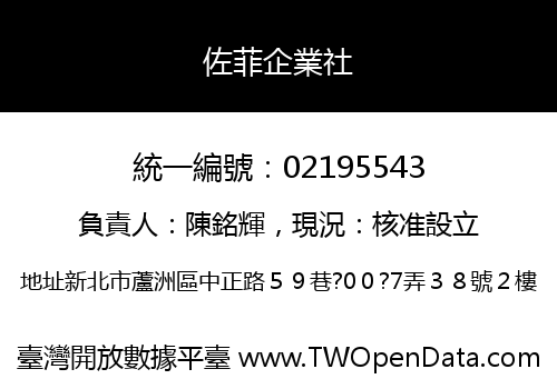 佐菲企業社