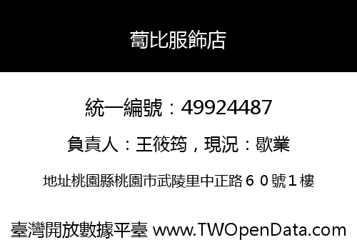 蔔比服飾店