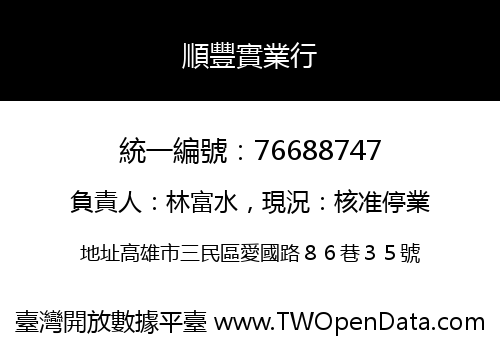 順豐實業行