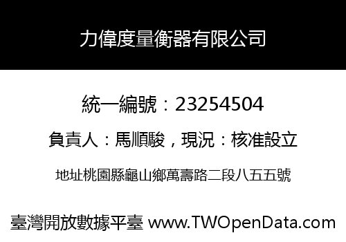 力偉度量衡器有限公司