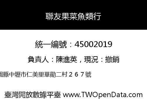 聯友果菜魚類行