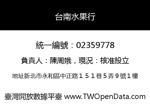 台南水果行