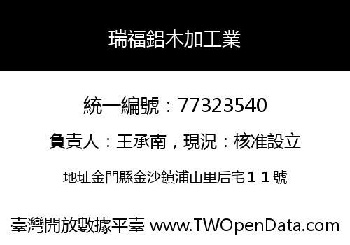 瑞福鋁木加工業