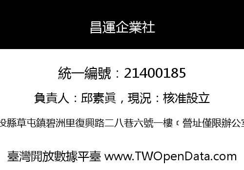 昌運企業社