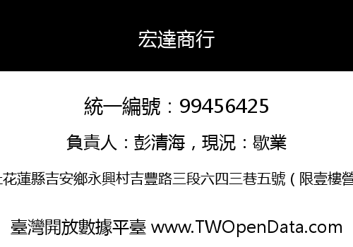 宏達商行