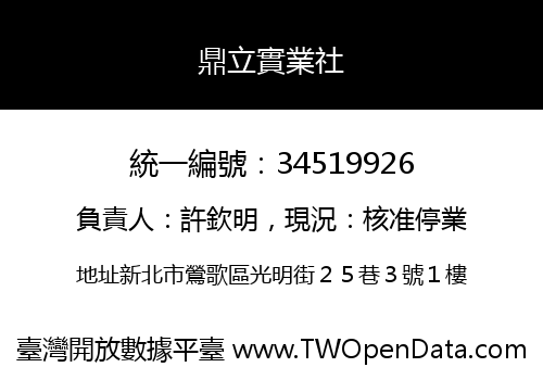 鼎立實業社