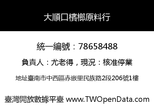 大順口檳榔原料行