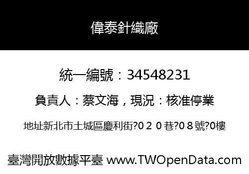 偉泰針織廠