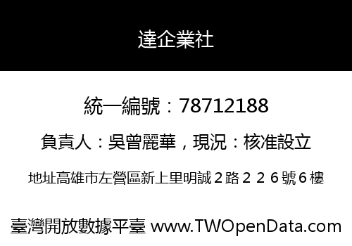 達企業社