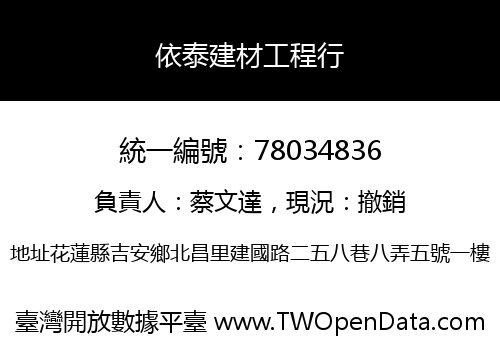 依泰建材工程行