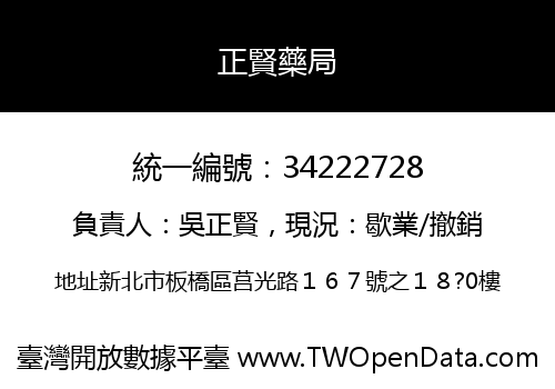 正賢藥局