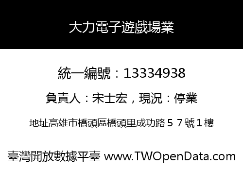 大力電子遊戲場業
