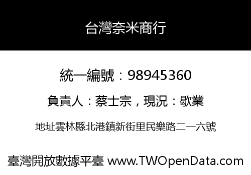 台灣奈米商行