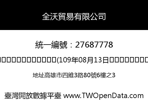 全沃貿易有限公司