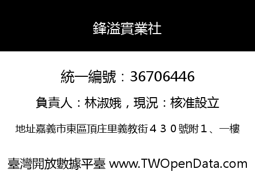 鋒溢實業社