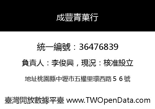 成豐青菓行