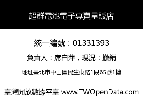 超群電池電子專賣量販店