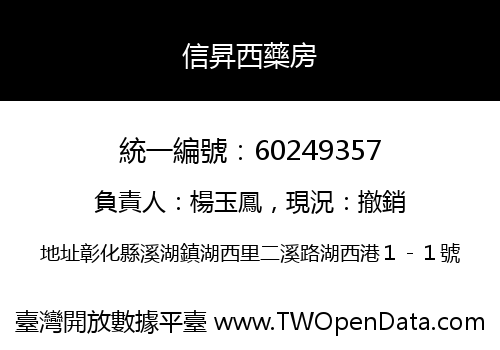 信昇西藥房
