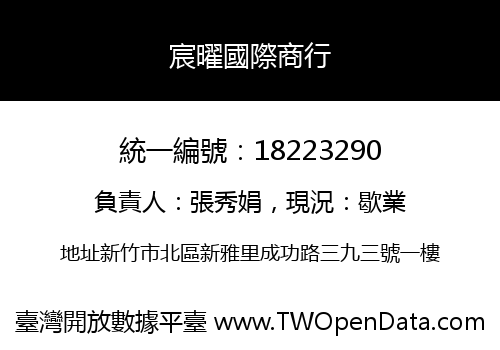 宸曜國際商行