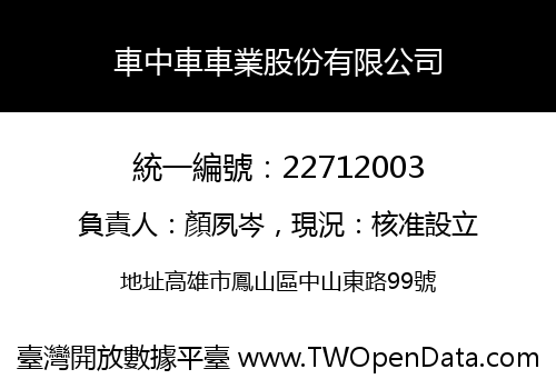 車中車車業股份有限公司