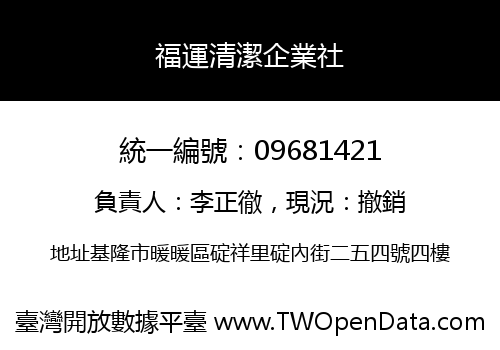 福運清潔企業社