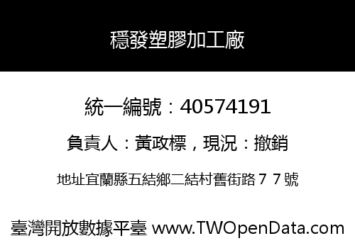 穩發塑膠加工廠