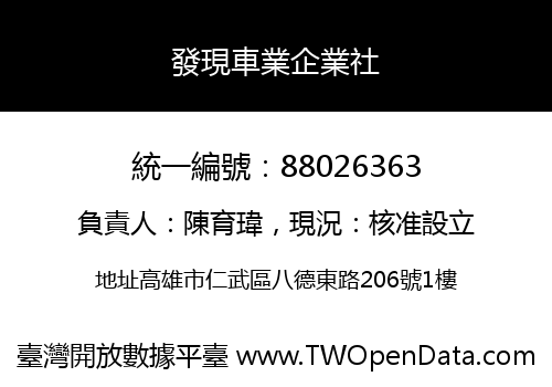 發現車業企業社