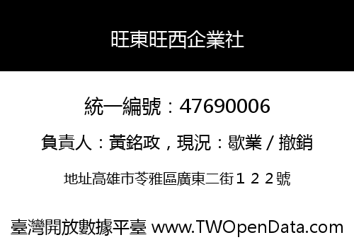旺東旺西企業社