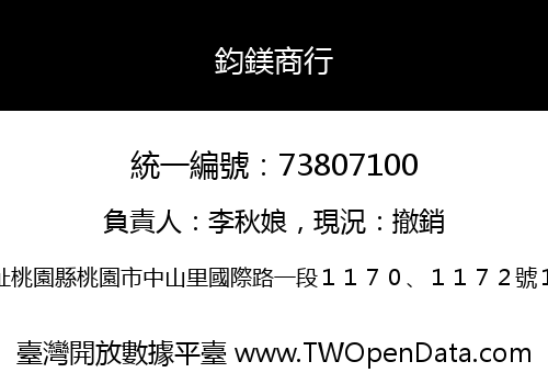 鈞鎂商行