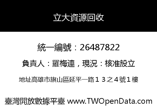 立大資源回收