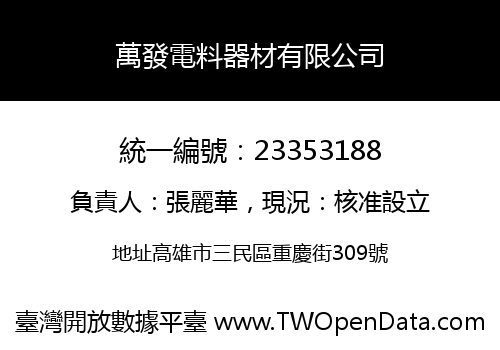 萬發電料器材有限公司