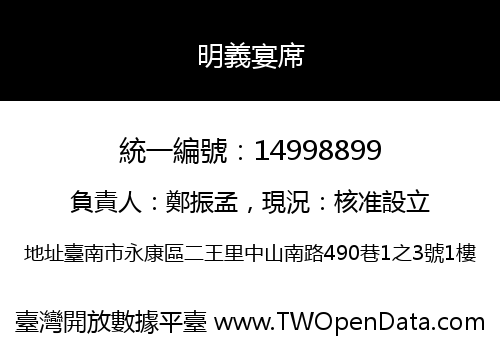 明義宴席