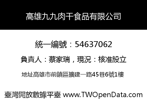 高雄九九肉干食品有限公司