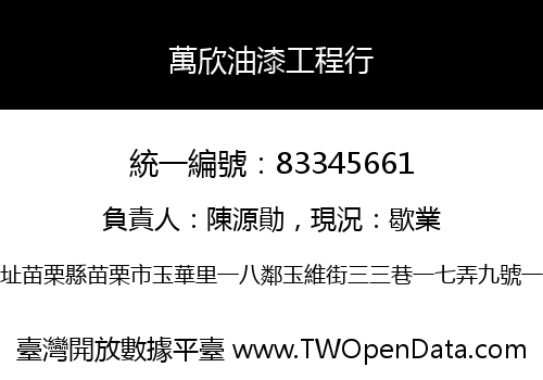 萬欣油漆工程行
