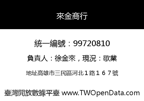 來金商行
