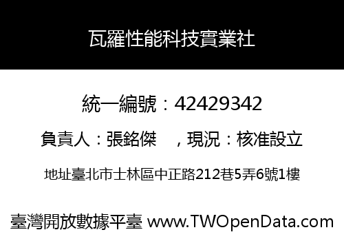 瓦羅性能科技實業社