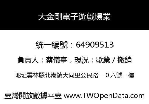 大金剛電子遊戲場業