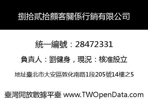 捌拾貳拾顧客關係行銷有限公司