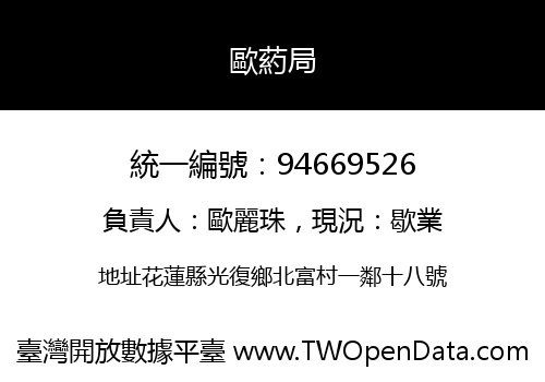 歐葯局