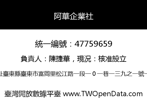 阿華企業社