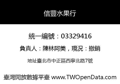 信豐水果行