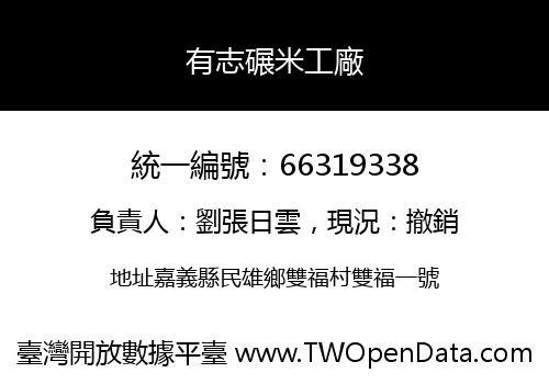 有志碾米工廠