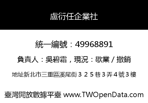 盧衍任企業社