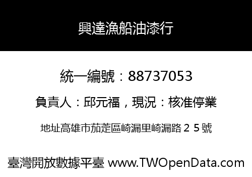 興達漁船油漆行