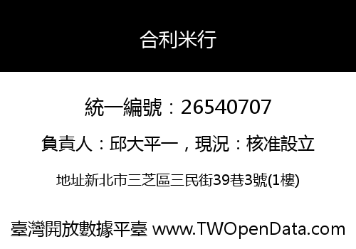 合利米行