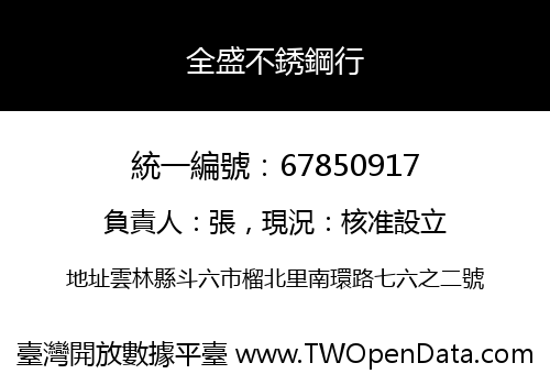 全盛不銹鋼行
